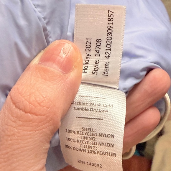 SOLD Marine Layer x Lost & Found Apres Rainbow Chevron Puffer Down Jacket XL Ltd - Picture 5 of 6